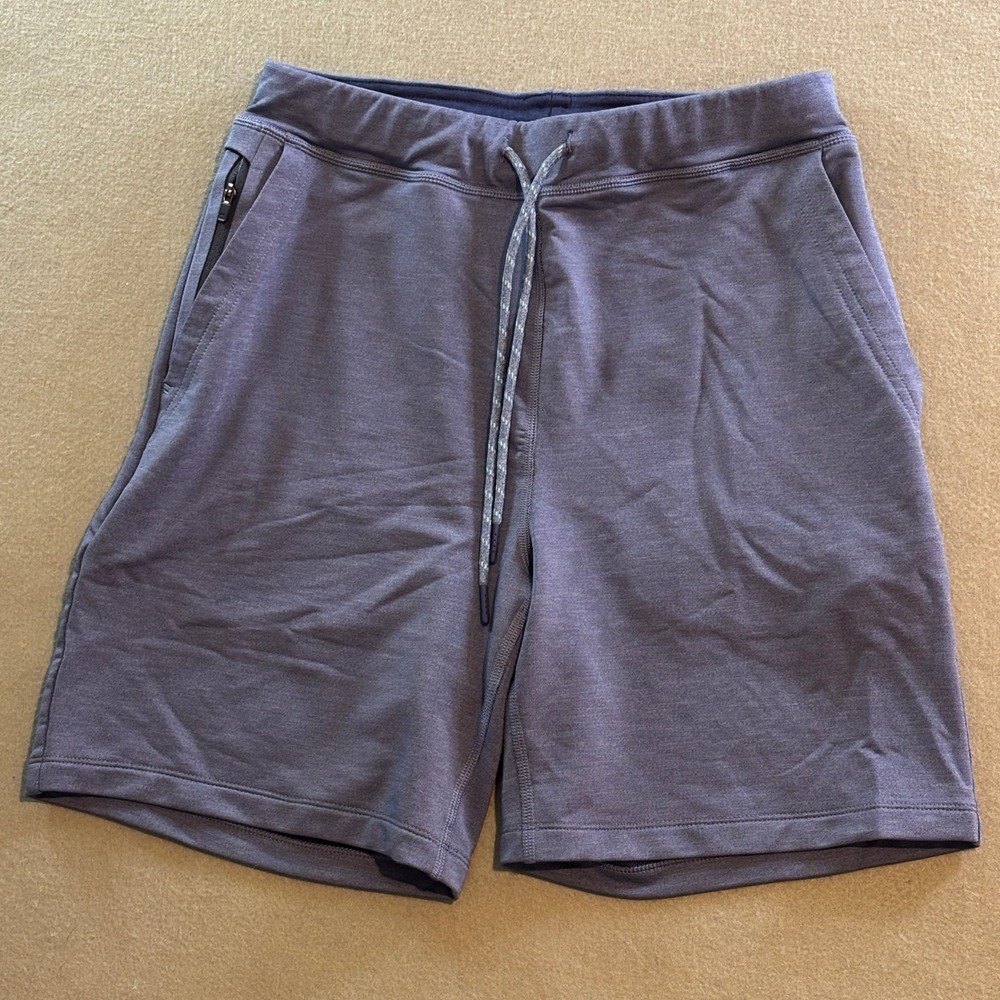 Vineyard Vines OTG On The Go Knit Shorts Womens S Blue Performance Athleisure